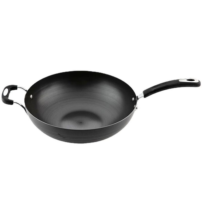 Triceratops 32cm Aluminiumlegierung Flachboden-Wok