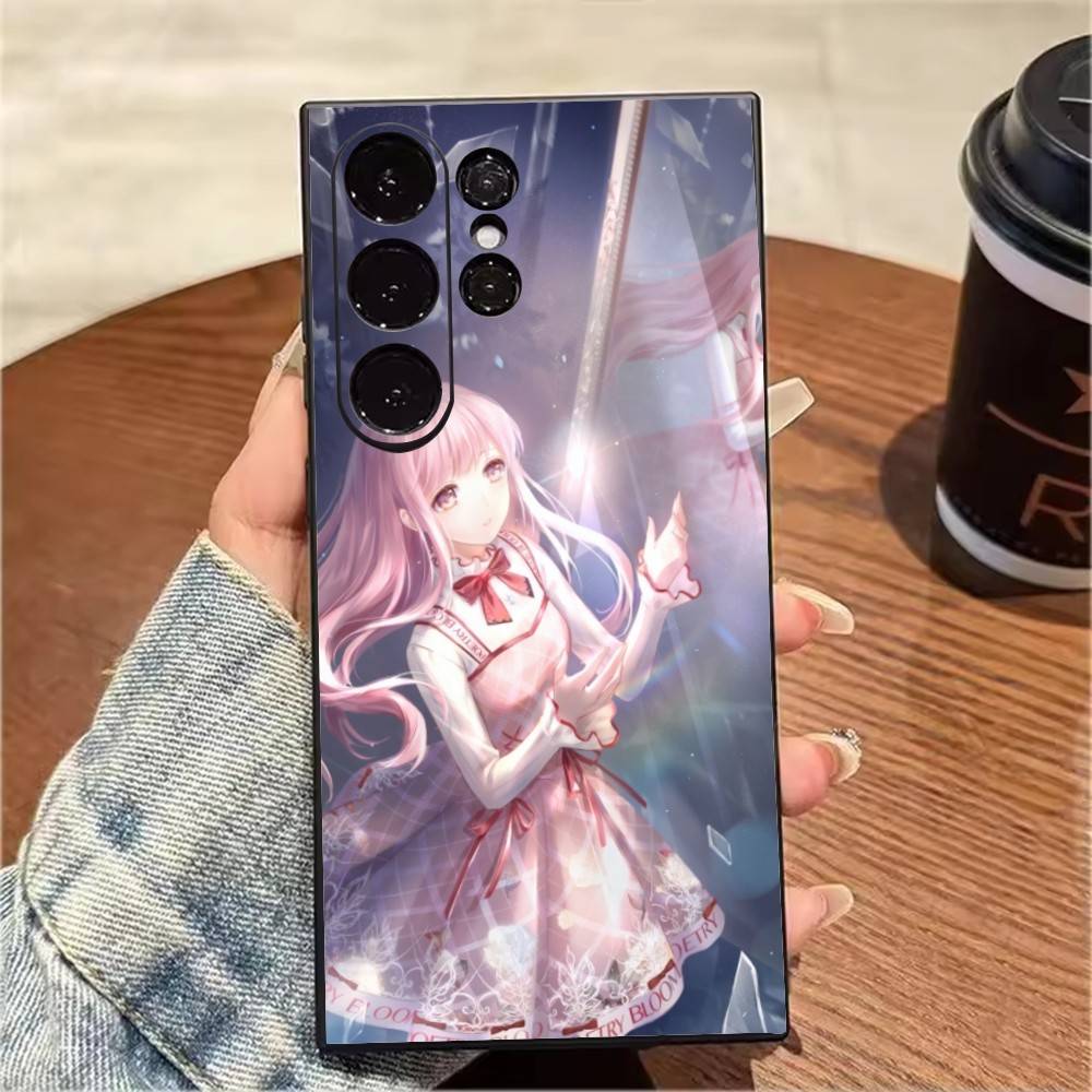 SSR Shin-ing Game N-Nikki-iES Fodral För Samsung S25,S24,S21,S22,S23,S20,Ultra,S26,Plus,Fe,Note,5G Svart Fodral