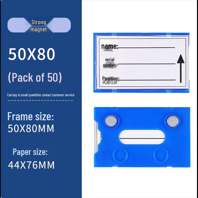 Magnetic Warehouse Shelf Labels