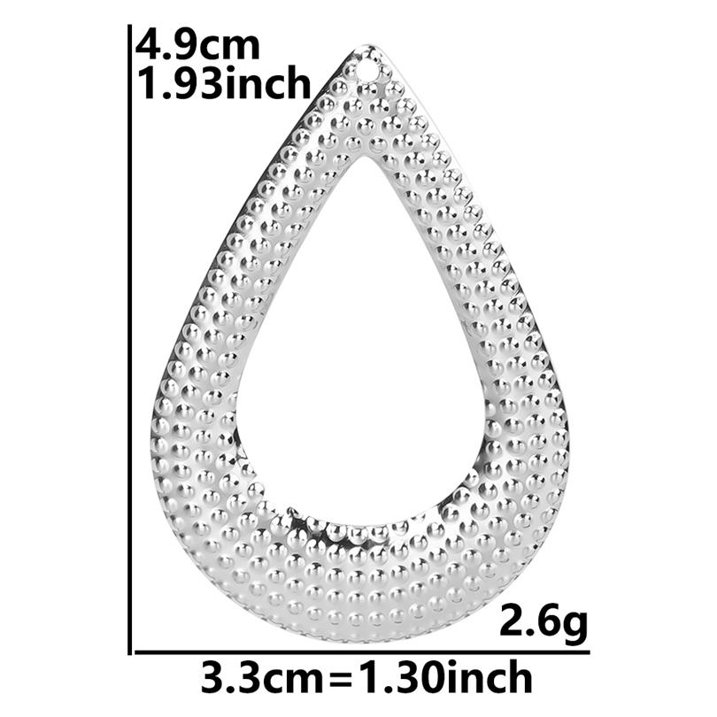 6pcs Rectangle Star Bulk Charms For Jewelry Making DIY Earrings Accessories Geometric Stainless Steel Charm Pendant Materials