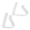 24Pcs Clear Tablecloth Clips Reusable Simple Installation Windproof Transparent Clamps Table Cover Holders