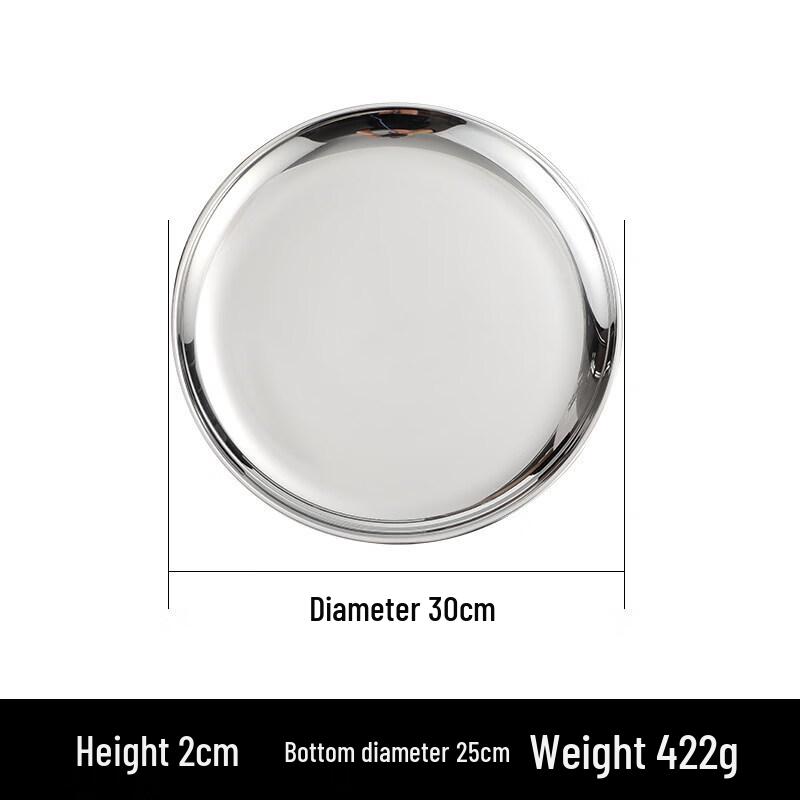 

Korean Style Stainless Steel Round BBQ Plate