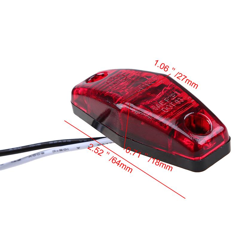 12V Truck Side Marker Light LED Submersible Lamp HID Error Free Car Side Wedge Light Car Styling
