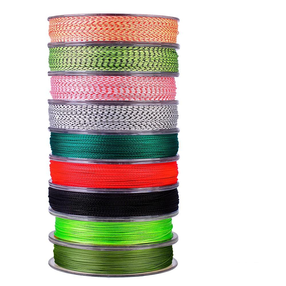 8-piece 100 Meter Dalima PE Fishing Line, 5-color PE Line, 3.0 # -13 # Woven PE Fishing Line