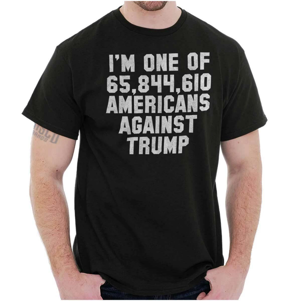 Americans Against Donald Trump Political Womens or Mens Crewneck T Shirt Tee S