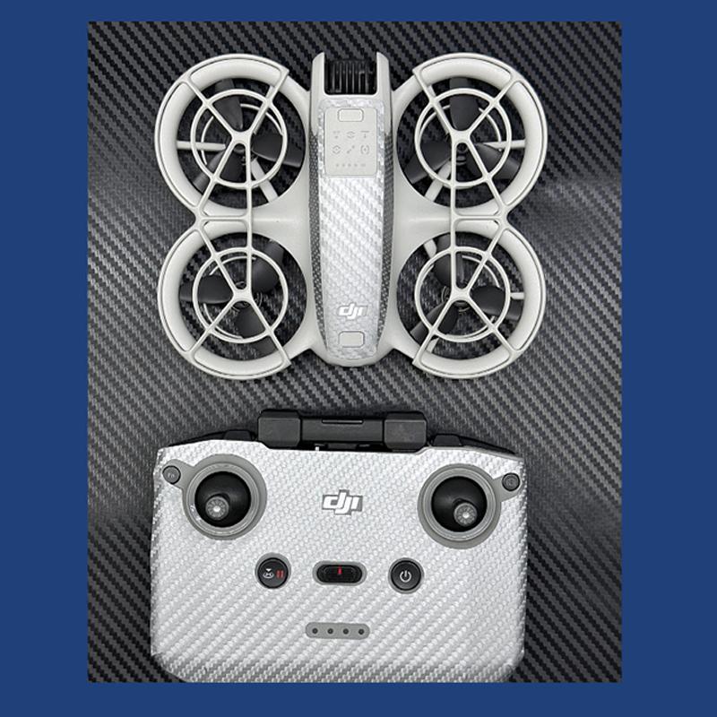 

Colorful Skin for DJI Neo Sticker RC-N3 Protection Carbon Fiber Stickers Accessories срібний