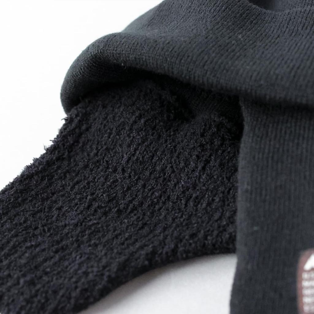 Avirex Knit Flight Acrylic Winter Military Knit Cap with Ear 047 Military-Spec Cap, Men's Flaps, Black,