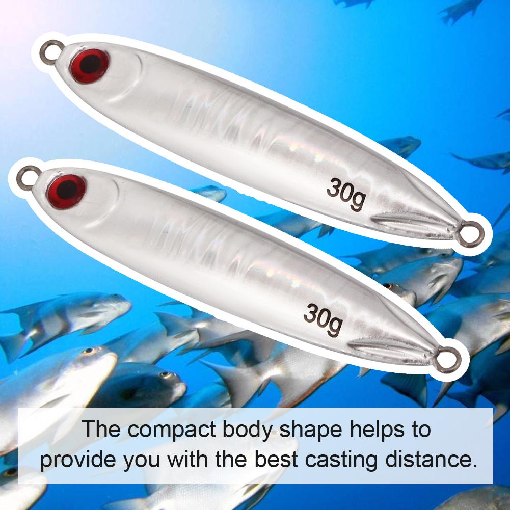 2Pcs Simulation Fish Shape Lure Bait Fishing Tackle Vivid Swimming Posturesilver