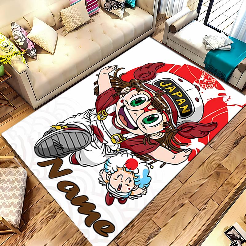 Custom personalization Arale Norimaki Area Rug - Perfect For Kitchen, Bathroom,Laundry Room Decor Large Size Available,Gift All Seasons