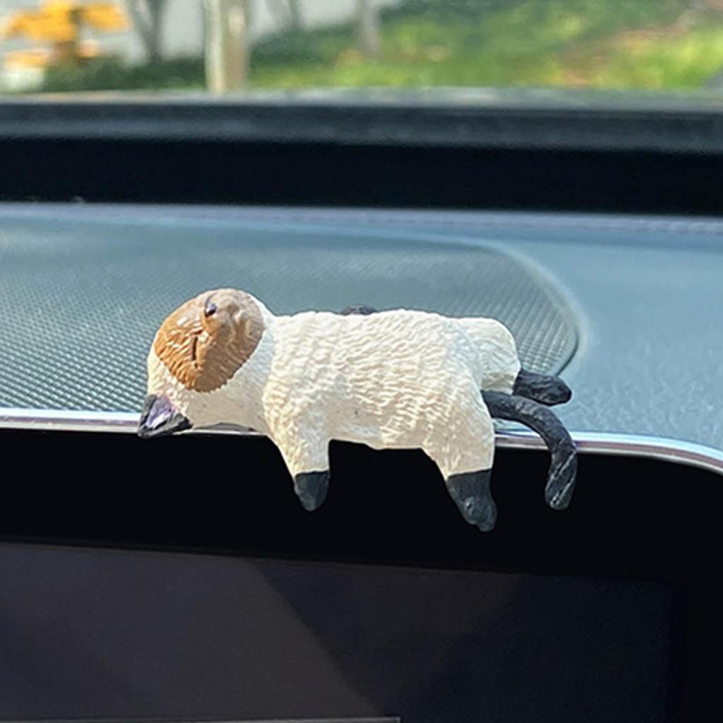 Zibeem Little Cat Figurine, Cat Figurine | Cat Figurine 4X Cute Little Sleeping Cat