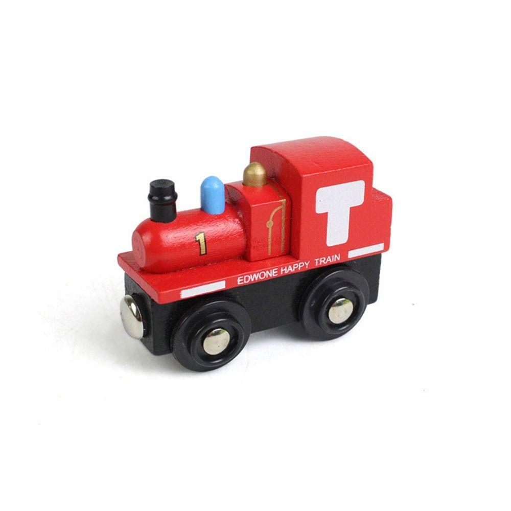 Railway Vehicles Magnetic Train Toys Wooden Track Trains Car Railway Tracks Train Kids Gifts