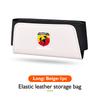Car Seat Side Organizer Leather Hanging Storage Elastic Pockets For Abarth Fiat Grande Punto Tipo Stilo g Ducato Palio 500x