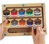 Wooden Magnetic Labyrinth Game Learning Counting And Colors Sorter Gift