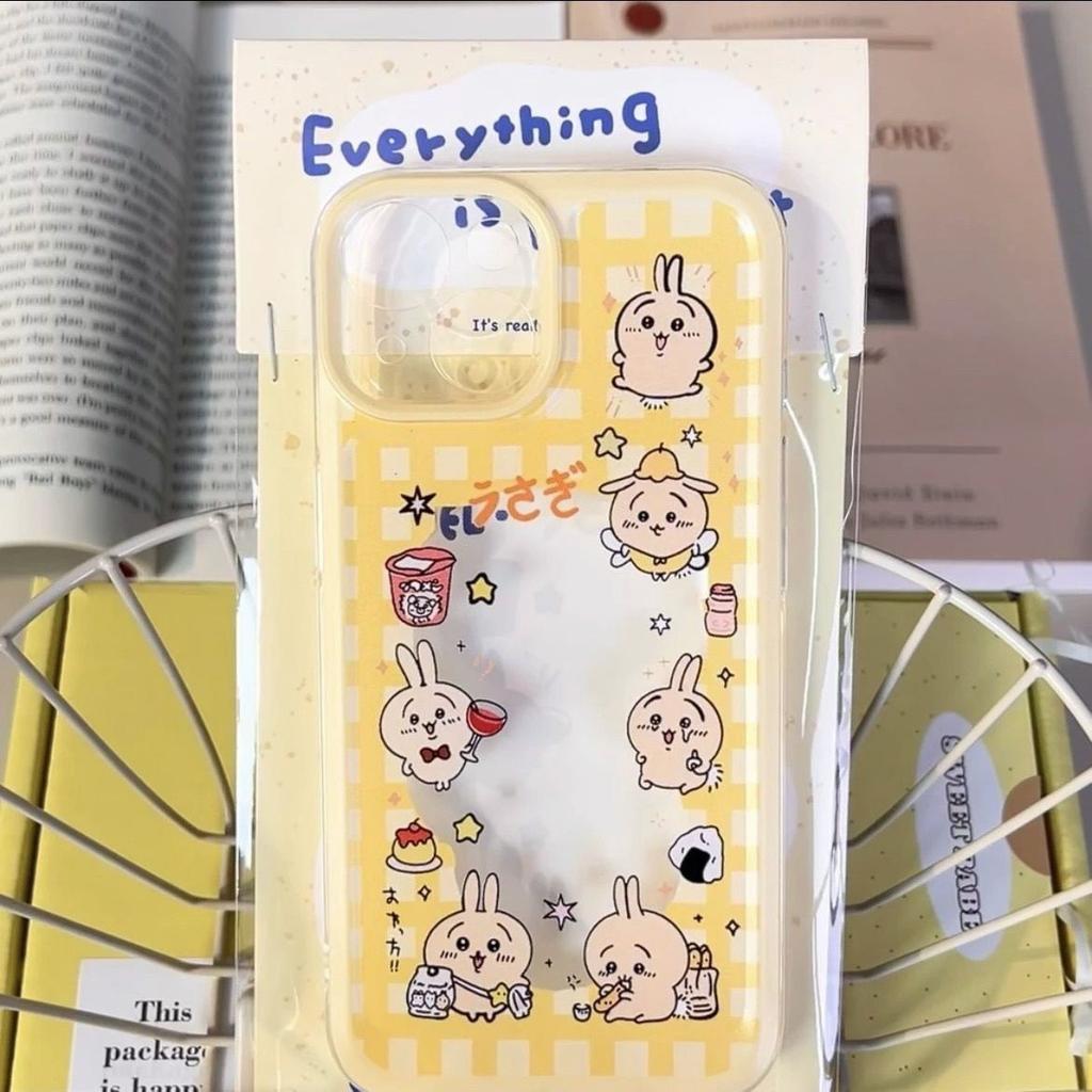 Cartoon Kariert Usaqi Geeignet für Apple 16 Handyhülle IPhone 15 Schutzhülle 14 Hochtransparent Weiche Hülle 13tpu