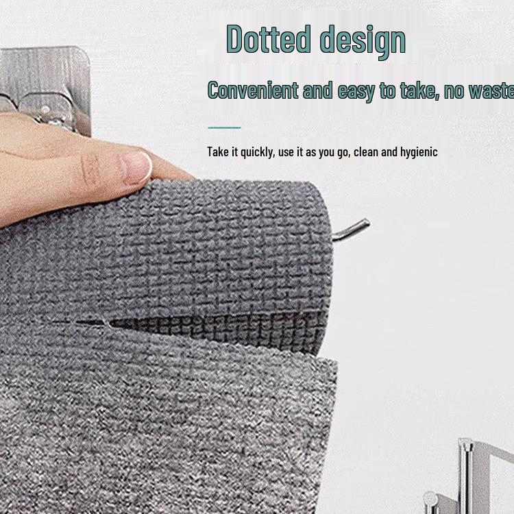 Wear-Resistant Dishcloths: Thick Absorbent, Non-Stick, Oil-Replacing Steel Wool Pads for Disposable Cleaning