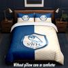 Sheffield Wednesday Design Bed Bedding Set 1 Duvet Cover + 2 Pillowcases Soft Breathable Household Bed Linens