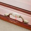 NAIERDI Antique Bronze Ceramic Cabinet Handles Zinc Alloy Drawer Knobs Wardrobe Door Handles Morning Glory European Handle