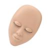 Eyelash Mannequin Head Makeup Lash Extension Training Practice Head with 3 Pairs Removable Eyelids