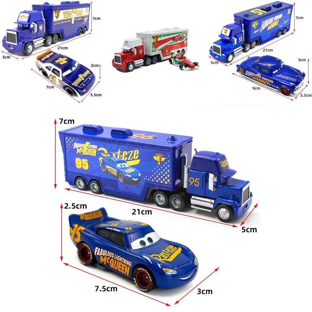 Racing Cars Mc Uncle Mcqueen Roadblock Cool Sister 95 Cargo Car For Imaginative Play And Fun