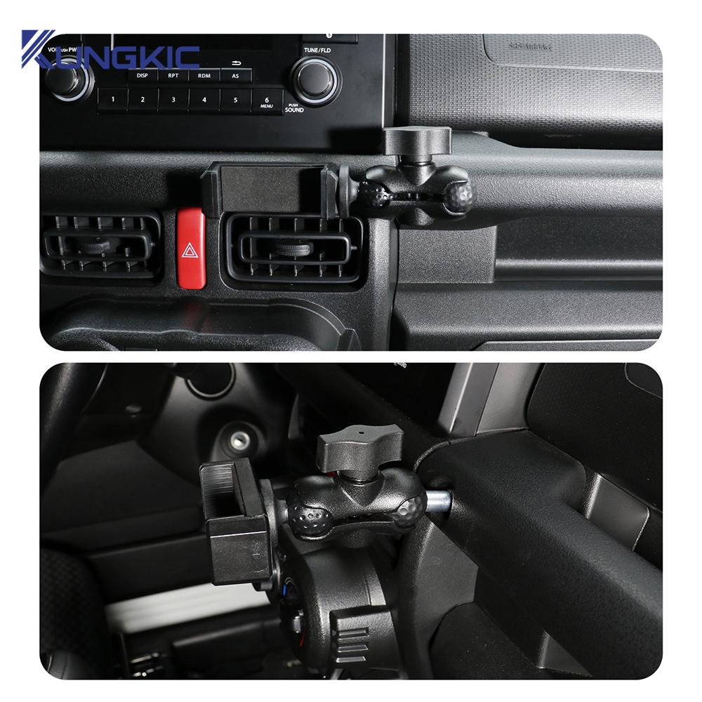 Mobile Phone Holder for Suzuki Jimny JB64 JB74 JC74 2019-2026, Dashboard & Vent Mount, Interior Accessories