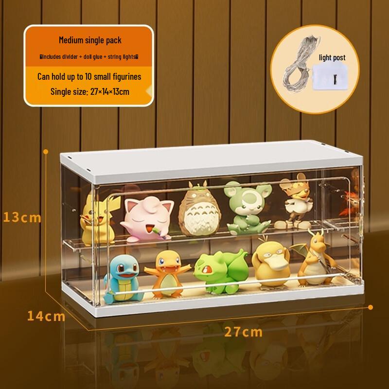 Miflame Blind Box Figure Display Case with LED Light