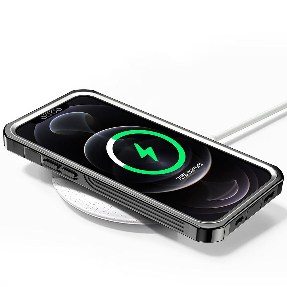 Shockproof iPhone 13 Case with Film, Black