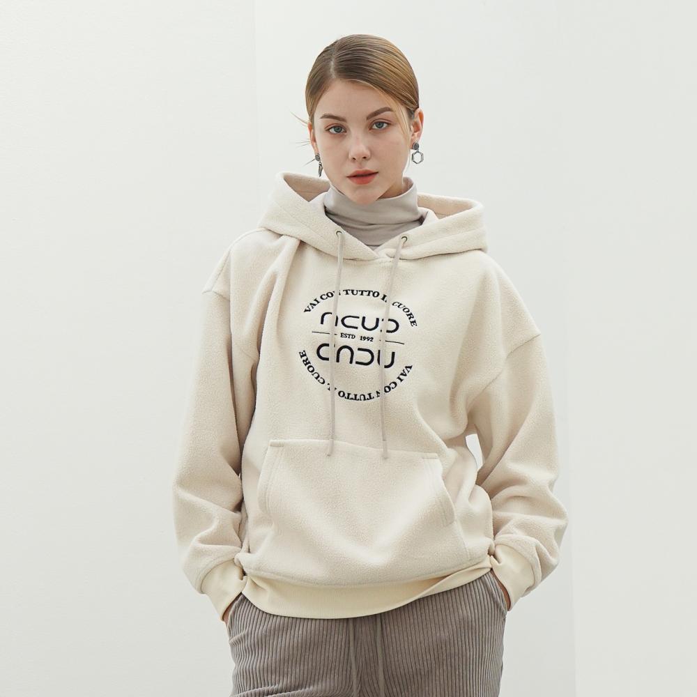 Acud Boucle Logo Hoodie Sweatshirt _Ivory Ivory/Free