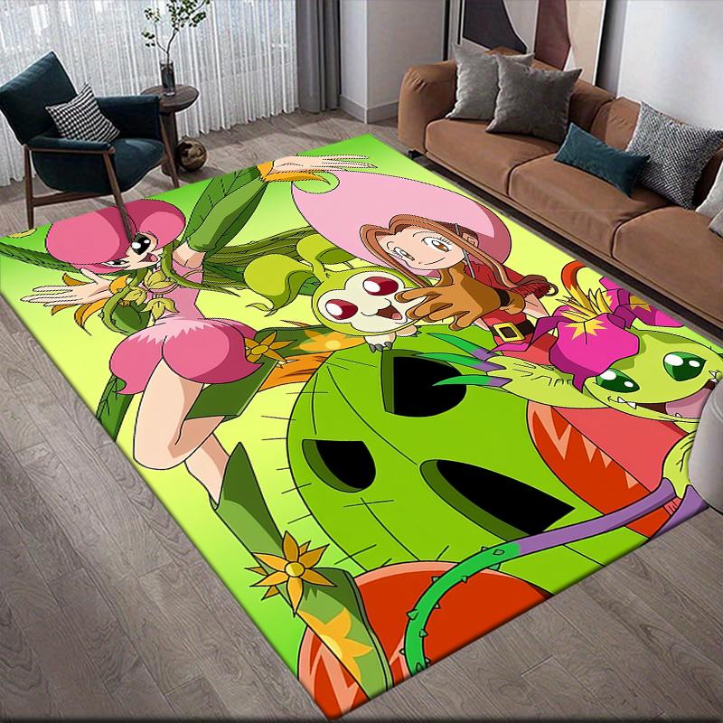 Коврик для пола Digimon Adventure, Мягкий ковер для фаната Digimon, Отличный подарок.chl 60x90cm