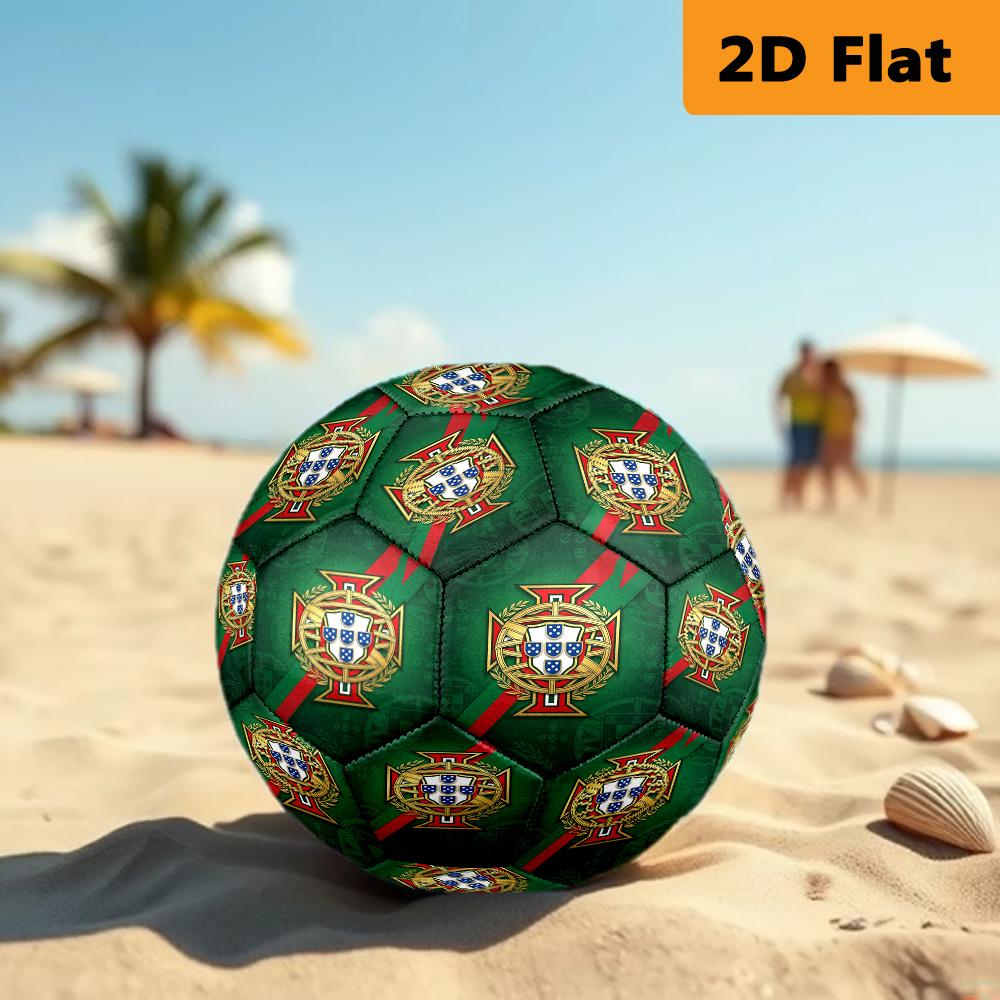 Portuguese Heritage Emblem Football Suitable for Both Training and Competition No. 5 Football Outdoor Sports Very Elastic Unique Football Gifts