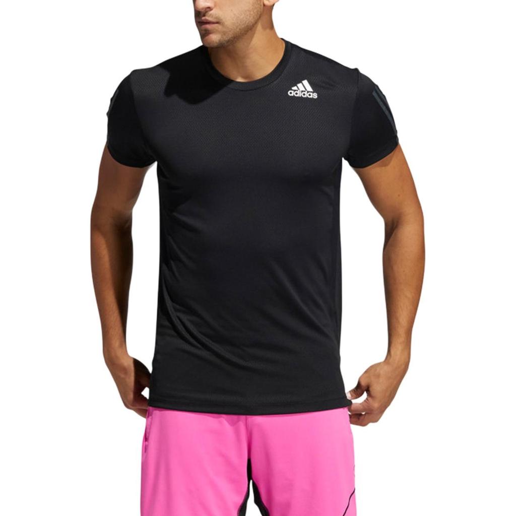 adidas Hrdy 3s Tee Sports Running Short Sleeve Black Men's GP7653