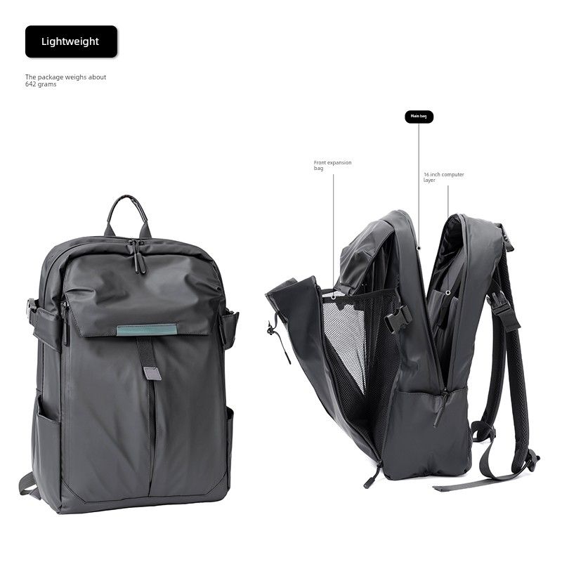 

Aboys Business Backpack Men Backpack Cycling Waterproof Travel out Computer Bag Functional Helmet Schoolbag Fashion Black (light)