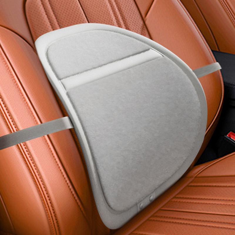 Car Heated Lumbar Support Winter Back Rest Cushion Pillow USB Workplace Seat Rebound Waist Pillow For Dining Chair Lower Back