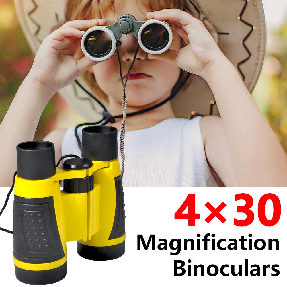 6Pcs Outdoor Exploration Binoculars Set Young Kids Educational Gift for Camping Hiking Yellow