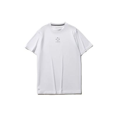 Way Of Wade Reflective Quick-Dry Cool Round Neck Short Sleeve T-Shirt Men Tops Standard-White ATSR213-2