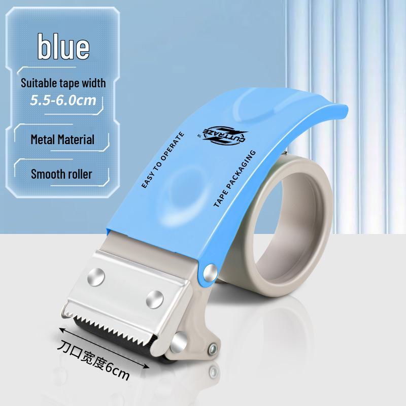 Two-Inch Metal Transparent Tape Cutter - Convenient Box Sealer.