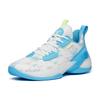 Anta Light Cavalry 7 Cushioning Anti-Slip And Wear-Resistant Low-Top Basketball Shoes White Blue Sneakers 112221606-1