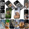 Soft Cover for Samsung Galaxy A05 A06 A14 A50 A51 A52 A12 A13 A17 A70 A07 A25 A26 A56 A23 M53 Coque Phone Case Tiger Lion Art