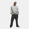 Y-3 Loose Casual Pullover Sweatshirt Ribbed Crew Neck Solid Basic Long Sleeve Unisex sweatshirt Light-Gray IP7694