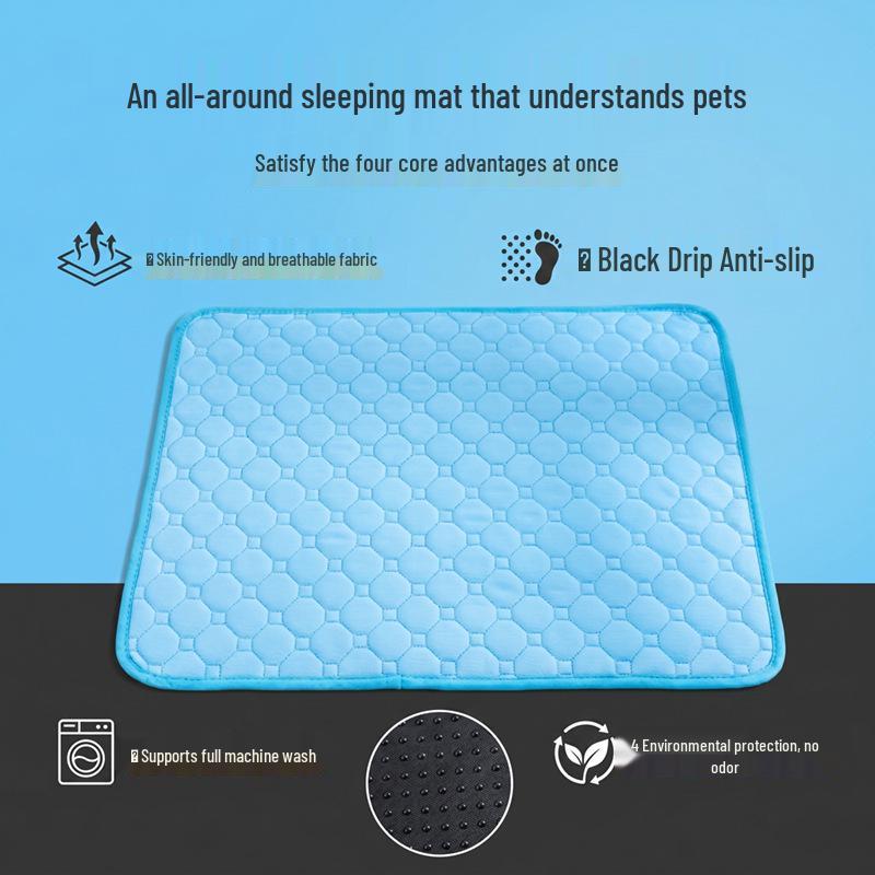 Four Seasons Universal Pet Cooling Mat - Summer Ice Bed for Small Dogs