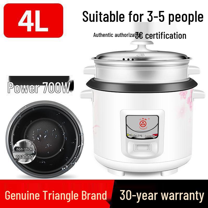 Triangle Rice Cooker: Mini Multi-Function Pot for Steaming & Cooking