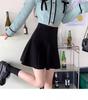 Women's College-Style High-Waisted Wool Pleated Mini Skirt - Autumn 2025 Sweet & Spicy A-Line Design