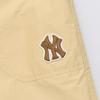 MLB Solid Color Tapered Woven Printed Letter Casual Pants Women Bottoms Khaki 3FWP08014-50BGS