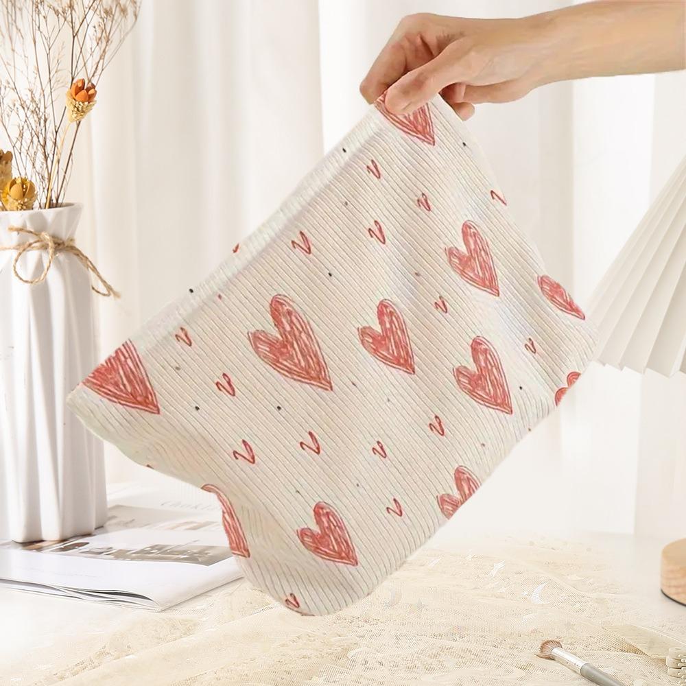 Lip Pattern Printed Makeup Bag Lightweight with Zipper Cosmetic Storage Bag Tiger Cat Frog Leopard Print Clutch Bags Travel