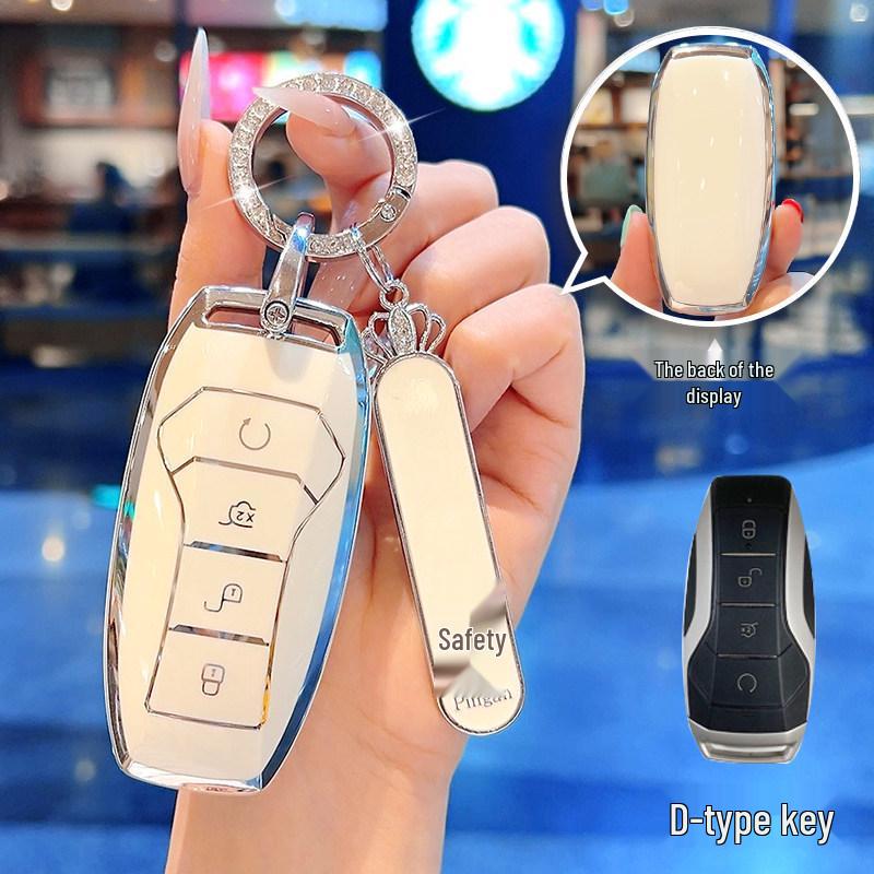 BYD Dolphin & Model Key Cover for Han, Qin Plus DMI, Song L, Kou Pro, Yuan, Tang, Seagull EV, Destroyer 05, Seal 06