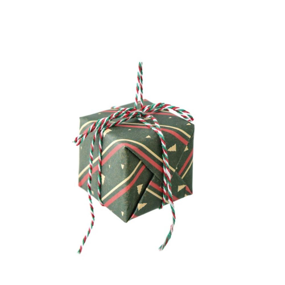 Mini Christmas Tree Gift Bag Pendant with Rope Christmas Decorations  Navidad