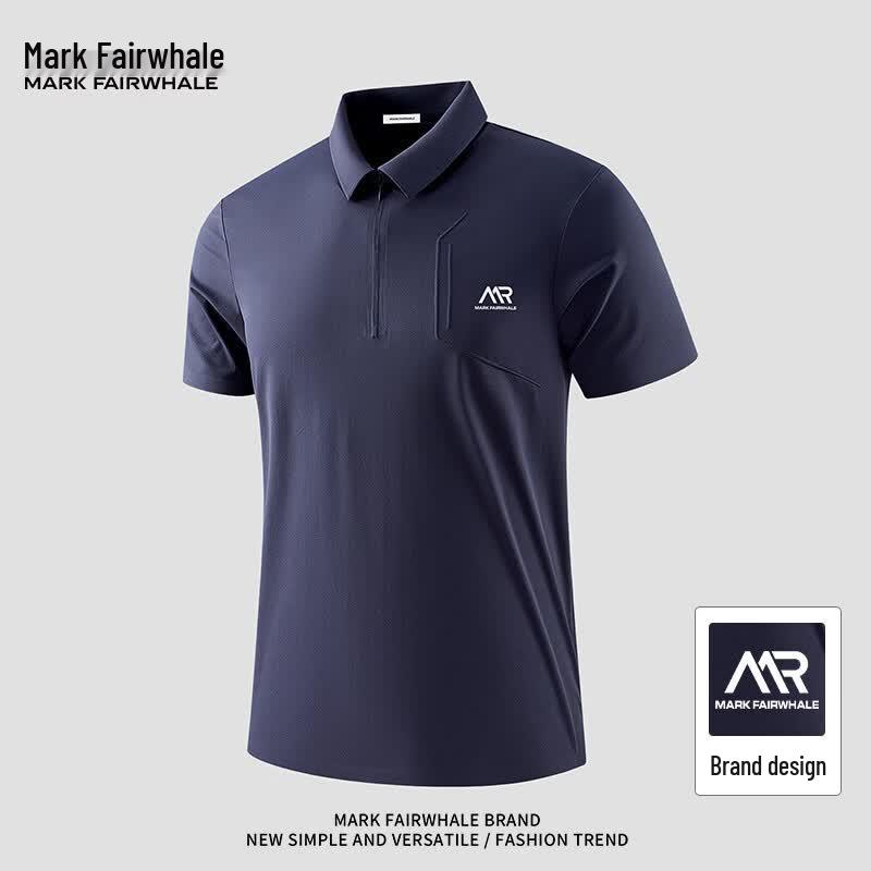 Mark Fairwhale Men's Cool-Feel Quick-Dry Polo Shirt
