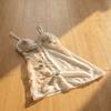 Embroidered Women's Pajama Dress Thin Lace Bow Slim Sling Nightgown  Female
