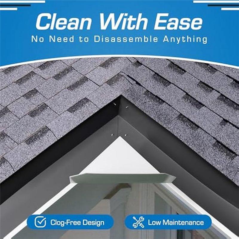 AEE4-Extreme X Rain Gutter Diverter, Bi-Directional Rain Diverter For Gutters And Gutter Extension, Splash Guard Alternative