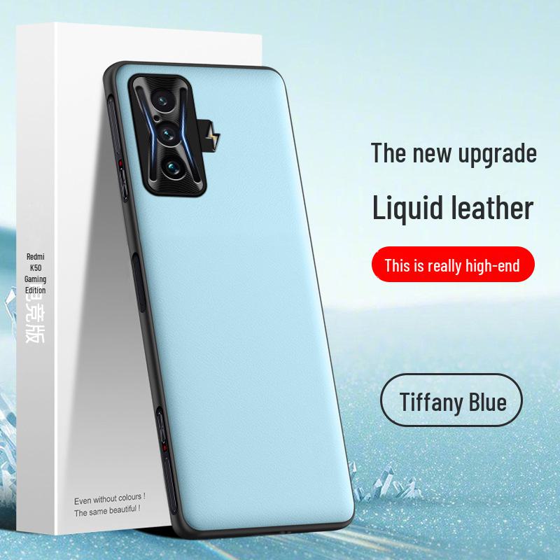Redmi K50 Gaming Liquid Leather Protective Phone Case - Anti-Fall Cover, Single Piece Shipping
