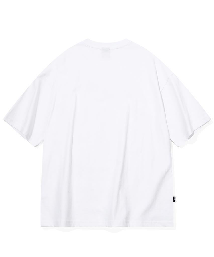 CPGN STUDIO Dtp Ribbon Flower Short Sleeve T-Shirt White